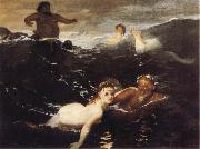 Arnold Bocklin, The Waves